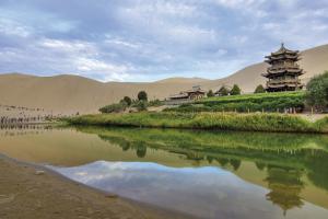 Mondsichel-See in Dunhuang Mondsichel-See in Dunhuang
