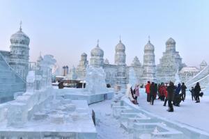 Eisskulpturenfestival in Harbin Eisskulpturenfestival in Harbin