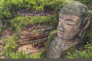 Große Buddha-Statue in Leshan Große Buddha-Statue in Leshan