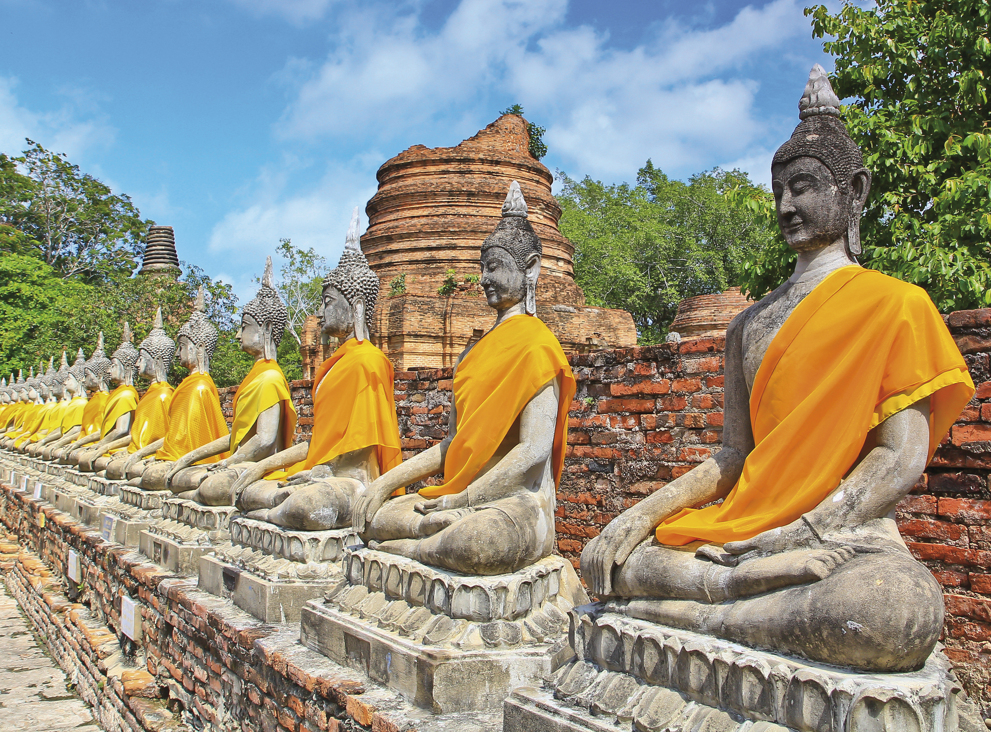 Statuen in Ayuthia