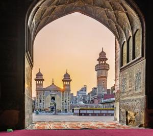 Blick auf die Wazir Khan-Moschee, Lahore Blick auf die Wazir Khan-Moschee, Lahore