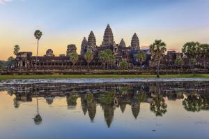 Die großartige Tempelanlage Angkor Wat