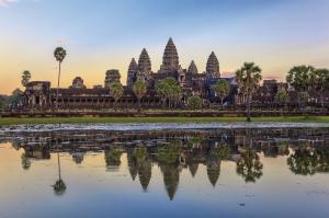 Die großartige Tempelanlage Angkor Wat Die großartige Tempelanlage Angkor Wat