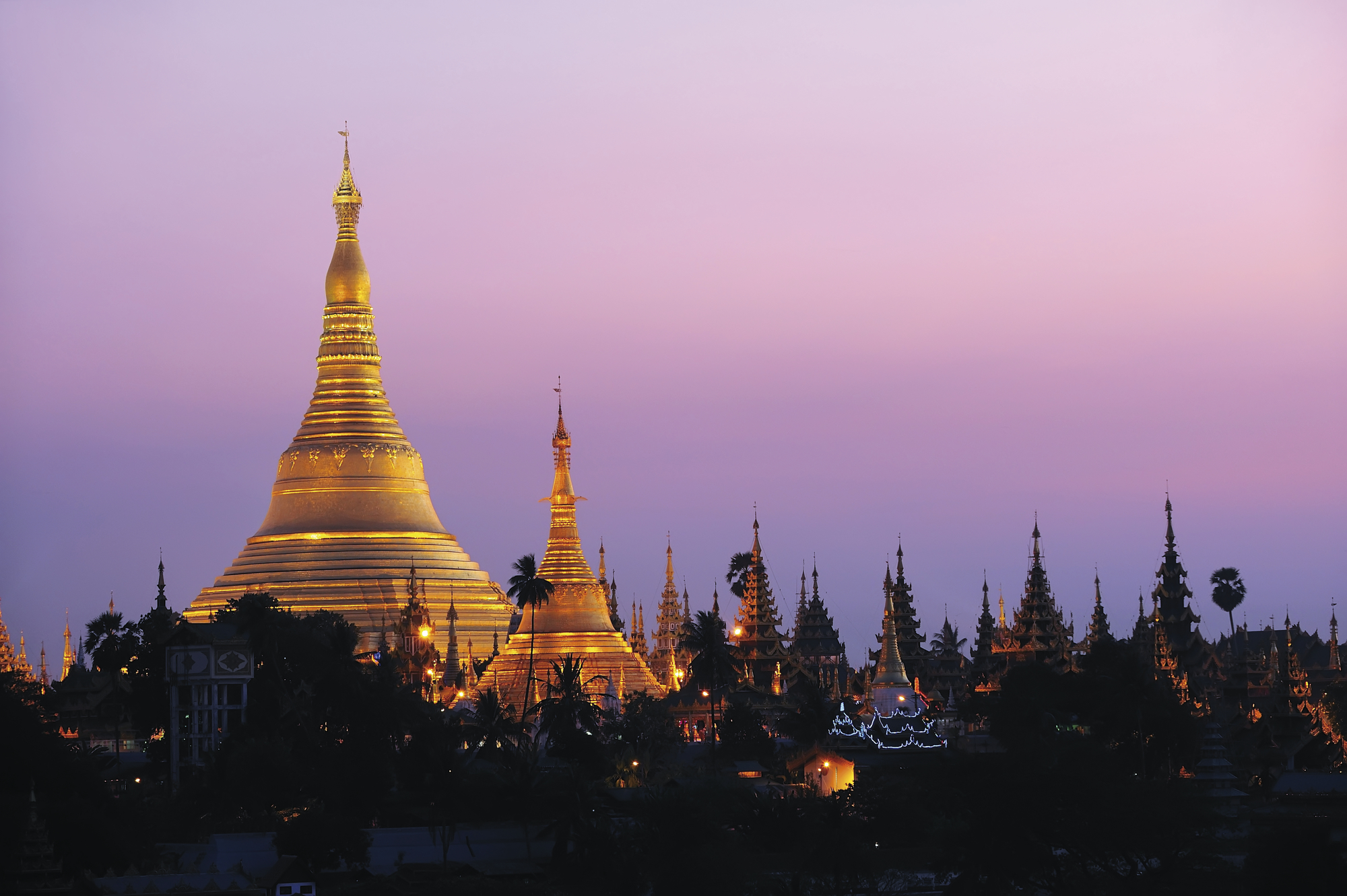 Shwedagon Pagode in Yangon