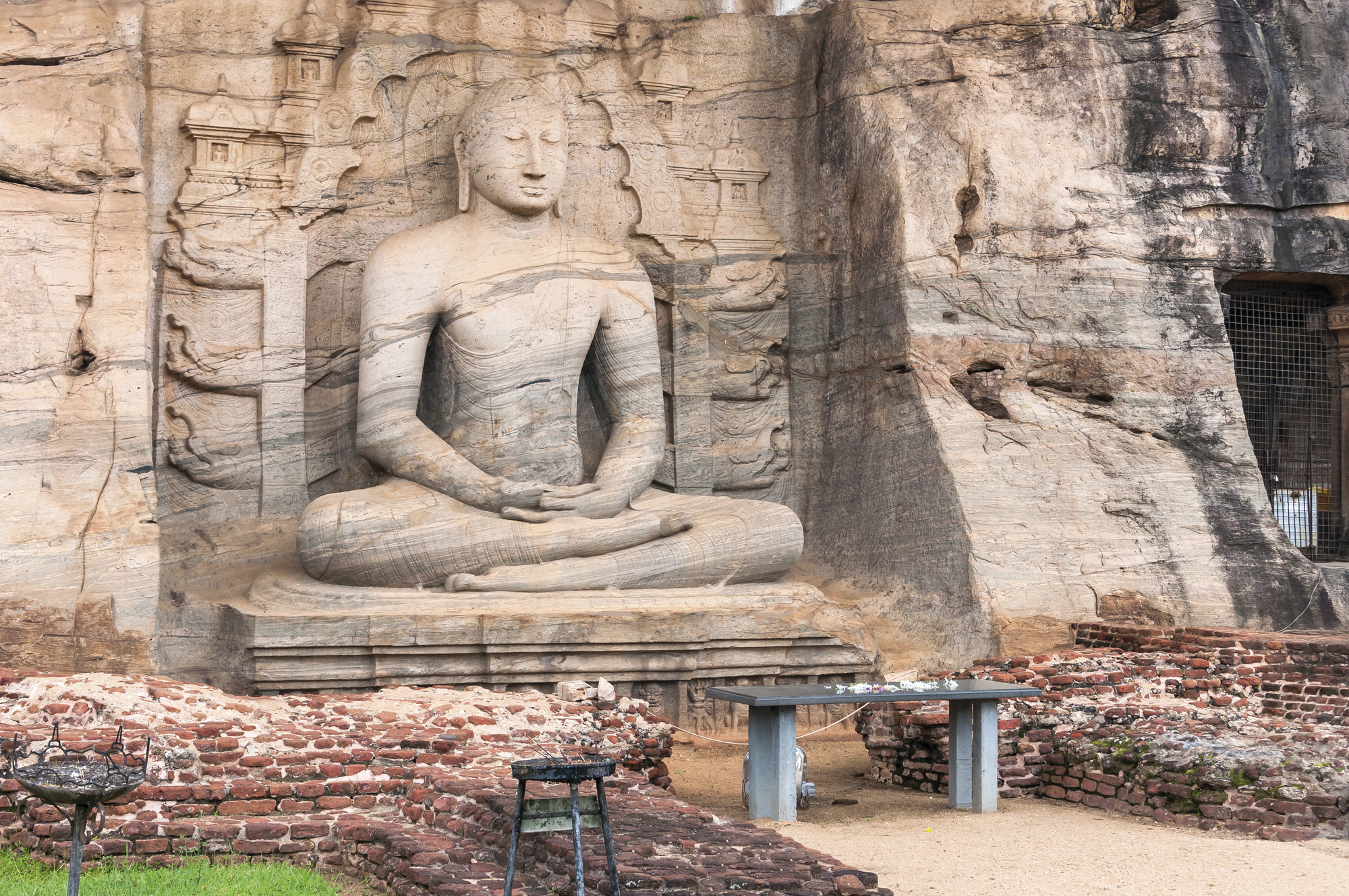 Samadhi Buddha-Statue in Pollonaruwa, Sri Lanka