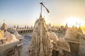 Jain-Tempel auf dem Shatrunjaya-Hill Jain-Tempel auf dem Shatrunjaya-Hill